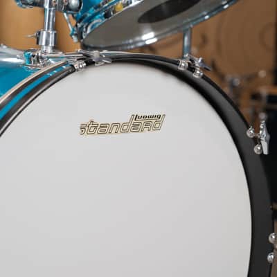1970s Ludwig Standard 4pc Kit w/Hardware image 3