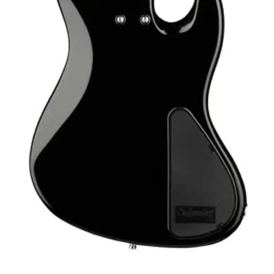 Sadowsky MetroExpress 21-Fret Vintage J/J Bass, Morado Fingerboard, Fretless, Lefthand, 4-String - Solid Black High Polish image 3