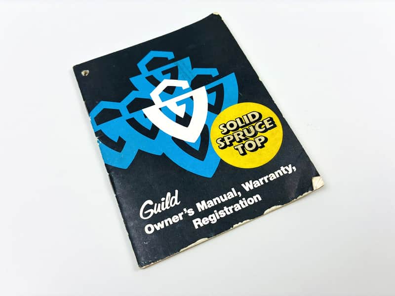 Guild Owner’s Manual & Warranty Booklet D 35 NT– Early ‘70s image 1