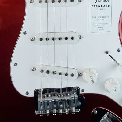 Fender Standard Stratocaster Electric guitar- CANDY COLA FREE SHIP 117 image 3
