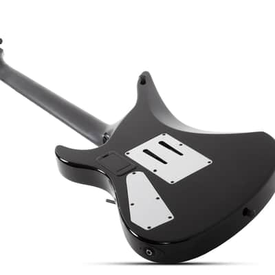 Schecter Avenger FR Przym Palladium Electric Guitar Gloss Black BRAND NEW image 2