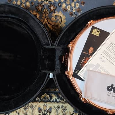 DW Neil Peart 6.5”x14” TIME MACHINE ICON Snare Drum No.198/250 BONUS TM Display Head !!! image 21
