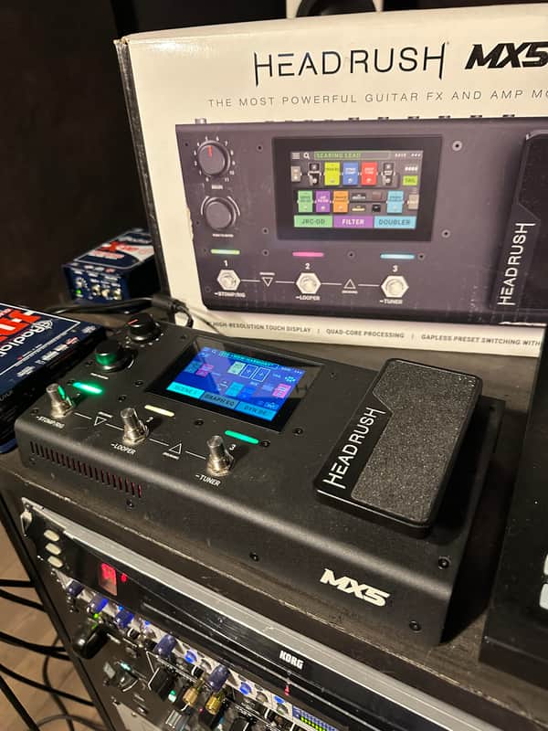 Headrush MX5 Amp Modeling Guitar Effect Processor 2021 - Black image 1