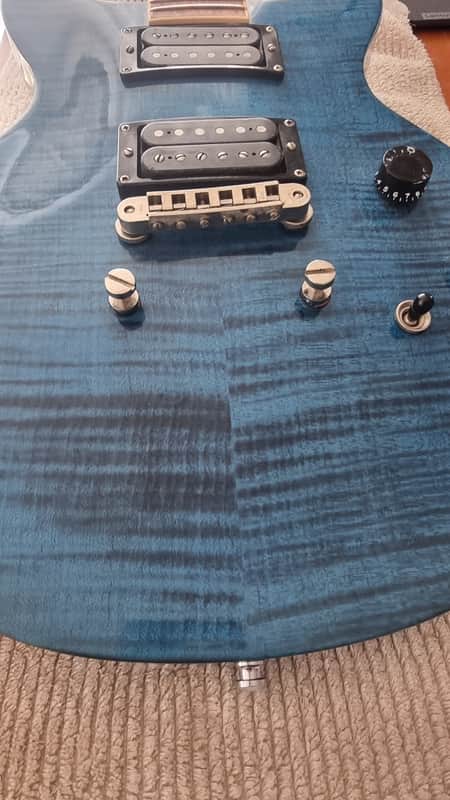 Gibson Les Paul Standard Double Cutaway Plus 2001 - 2006 - Trans Blue image 1