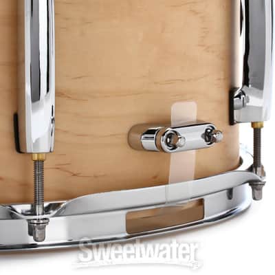 Pearl Modern Utility 12" x 7" 6-Ply Maple Snare Drum (#224 Matte Natural) image 8