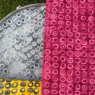 14" single layer Drum Bunny cloth drum cover - dampener - partial mute - compare to Drum Tortillas - Quesadilla - Big Fat Snare image 4