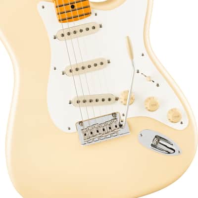 Fender Lincoln Brewster Stratocaster Electric Guitar, Maple Fingerboard, Olympic Pearl image 5