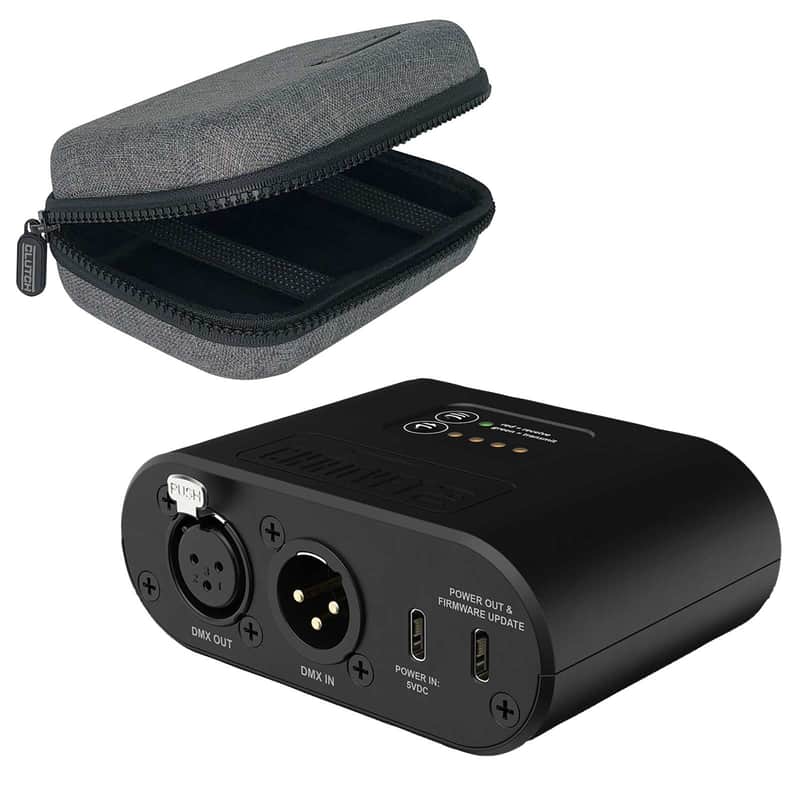 Chauvet DJ D-Fi Hub 2 Wireless D-Fi Transmitter Receiver Control Unit w Case image 1