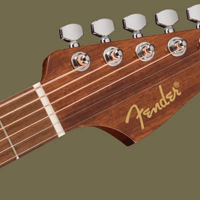 Fender California Mini Redondo Acoustic Guitar In Natural Sapele - Incl Gig bag, image 3