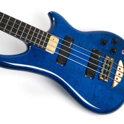 1991 Alembic Essence Bass - Transparent Blue - Figured Maple! image 7