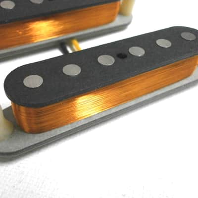 MUSTANG Guitar VINTAGE CORRECT 1964 Pickups SET A5 Vintage Fender Hand Wound by Qpickups Duosonic image 2