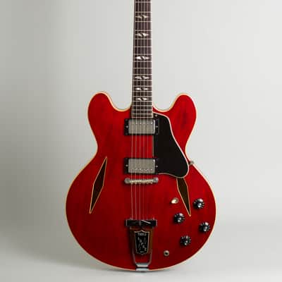 Gibson  Trini Lopez Standard Semi-Hollow Body Electric Guitar (1967), ser. #330204, original black hard shell case. image 1