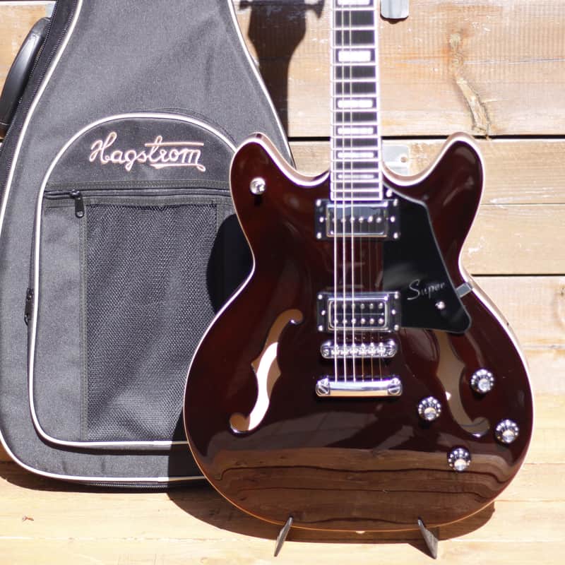 Hagstrom Super Viking - Transparent Brown York Signature image 1