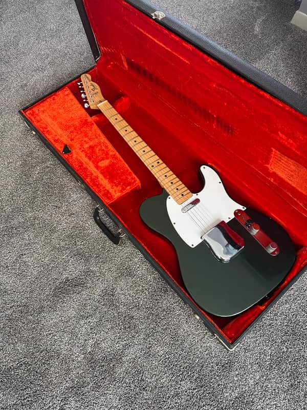 Fender Telecaster with Maple Fretboard 1976 - 1979 - Refinished (Green) image 1