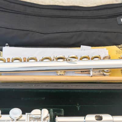 Pearl PF-501 Flute Silver-plated with Split-E *Made in Japan *Cleaned & Serviced *Ready to play image 11