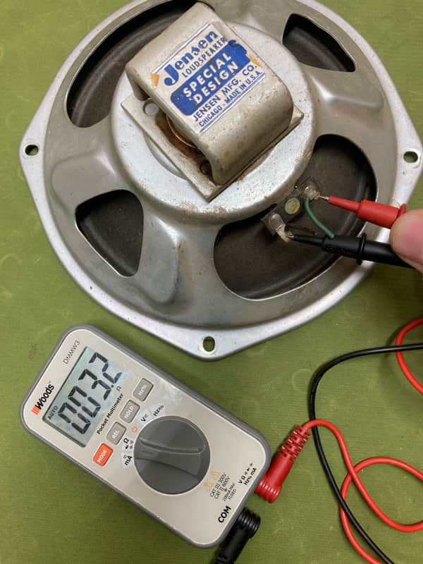 Jensen Alnico 8” 3.2ohm 1965 speaker | Reverb