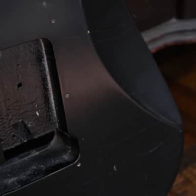 Allparts Stratocaster Body Black Aged Relic Nitrocellulose Lacquer Fender Licensed Strat image 7