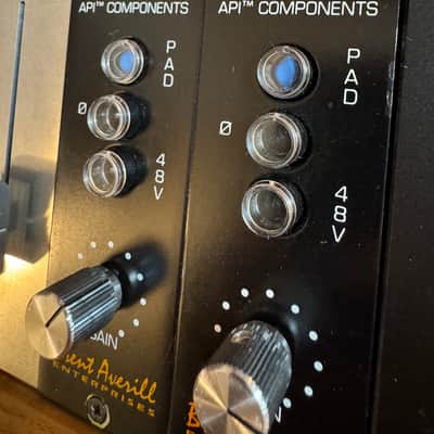 Brent Averill API 312 Pre-Amp - Made from vintage API Components (Stereo Pair) image 2