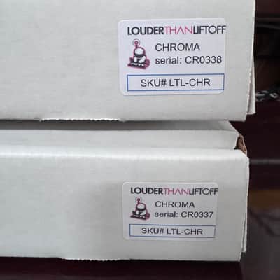 Matched Pair - Chroma 500 Series Twin Tone-Amp - with Roayl Blue Colour Module Blue image 5