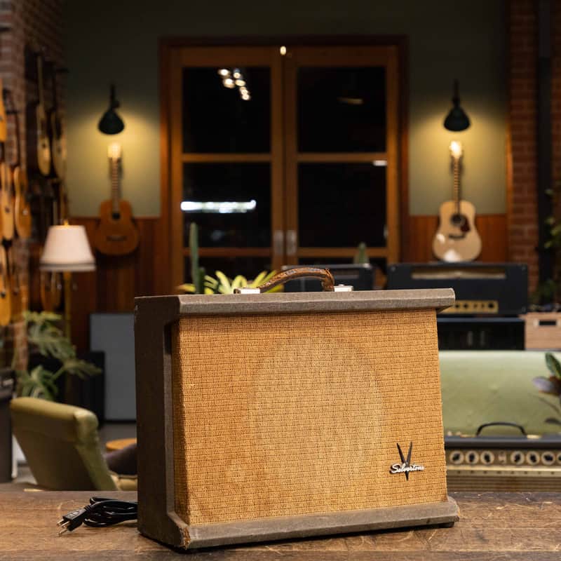 Silvertone Model 1432 10-Watt 1x12 Guitar Combo 1960s - Gray with White Grille image 1