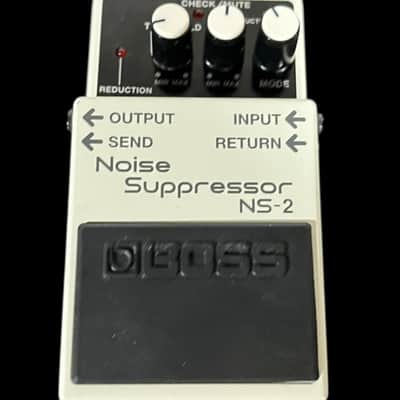 Boss NS-2 Noise Suppressor (Silver Label) 1989 - Present - White X11469 image 1