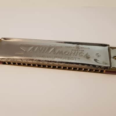 Old Harmonica Johann Schunk Sanitamonica Castle Brand Burg Tor G image 3