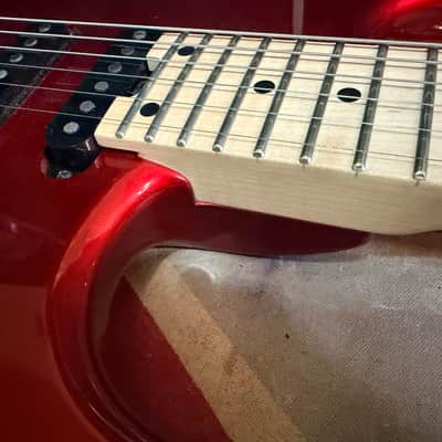 Charvel MJ San Dimas Style 1 HSS FR M Metallic Red Electric Guitar image 8