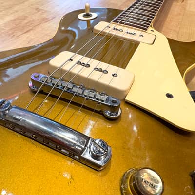 Gibson Les Paul Standard Gold Top Vintage 1969 - Gold image 11