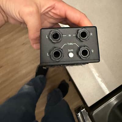 Walrus Audio Canvas Stereo Dual Line Isolator Direct Box 2022 - Present - Black w/ Rainbow Graphic image 2
