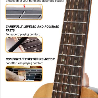 Bromo BAR 3 CE All-Solid Top Traveler Acoustic Guitar image 7
