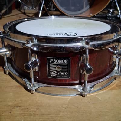 Sonor S Class Snare Drum (1st Gen.) 1997 - Cherry Red image 11