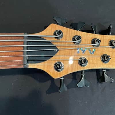 IYV IBSY-700 Natural Finish 7-String Bass - BEAUTIFUL WOOD image 9