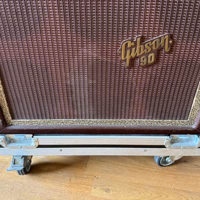 Gibson GA-90P Vintage Tube Combo Amp + Custom Flight Case image 7