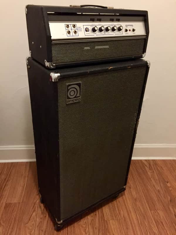 Ampeg B-25 55-Watt 2x15" Amp Half Stack image 1
