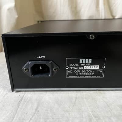 Korg 01R/W MUSIC WORKSTATION rack module of 01/W New battery and backlight panel image 6