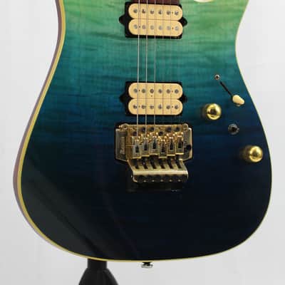 Ibanez RG420HPFM-BRG High Performance Blue Reef Gradation image 3