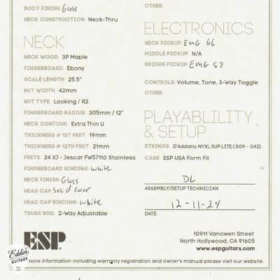 ESP USA V-II FR BH - Rustic Copper Sparkle image 18