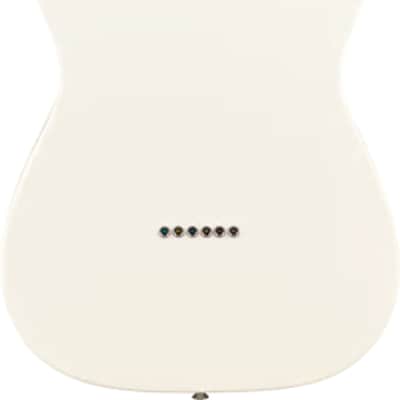 Fender Standard Telecaster Electric Guitar. Laurel Fingerboard, White Pickguard, Olympic White TGF33 image 3