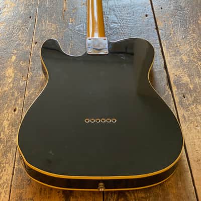 Fender Japan Rare Vintage Mid 1980's FujiGen Built Telecaster Custom 1962 Reissue MIJ Piano Black w/ Vintage Leatherette Case image 7