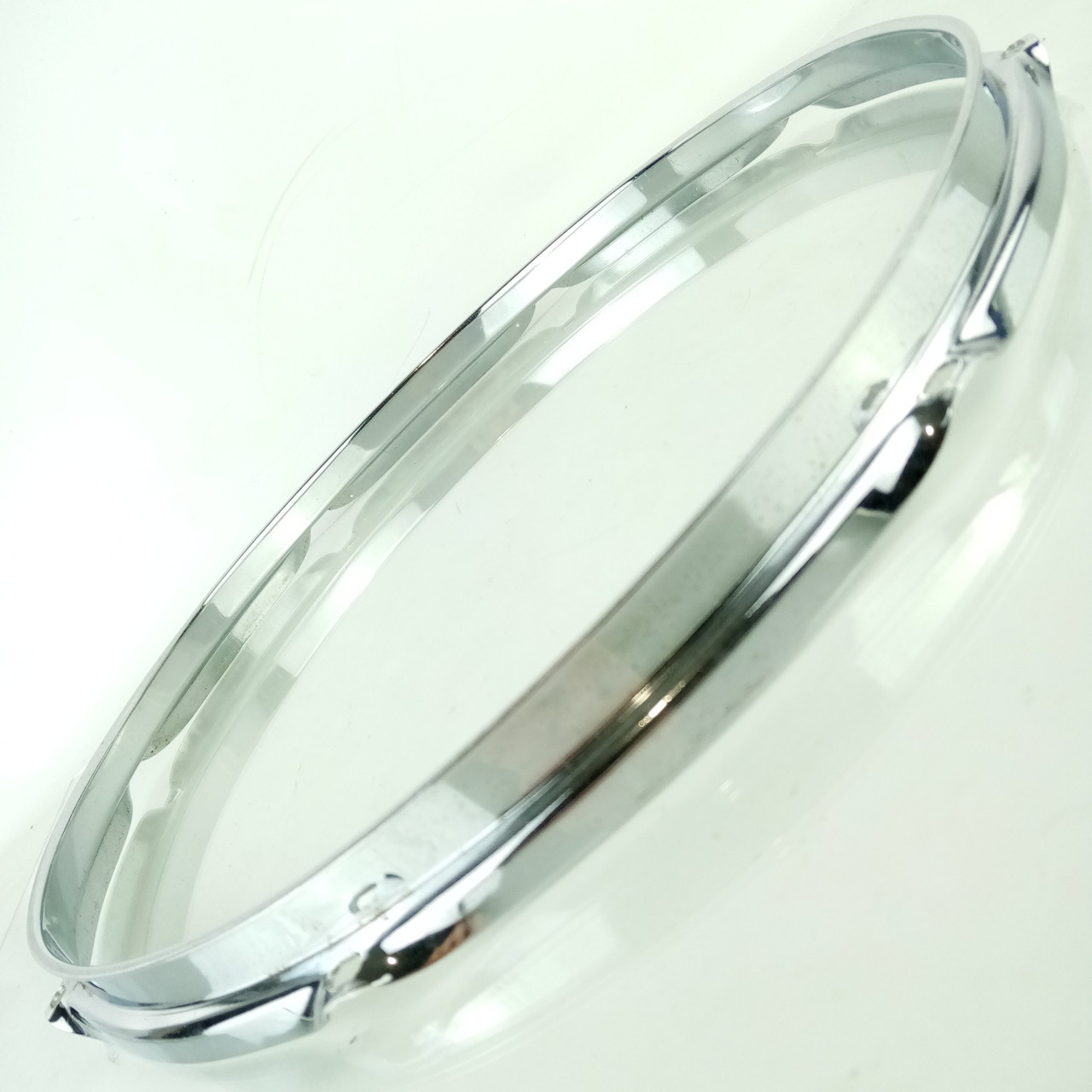 Ludwig 15"8Lug 1.6mm Snare Tom Drum Batter Rim/Hoop Triple Flange Vintage 60-70s — main photograph