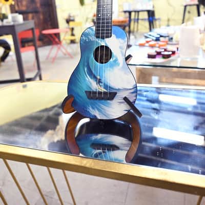 Flight Long Neck Travel Soprano Ukulele - Surf image 10
