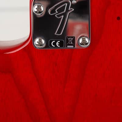 Fender Custom Shop American Custom Stratocaster Electric Guitar, Rosewood Fingerboard, Crimson Transparent image 2