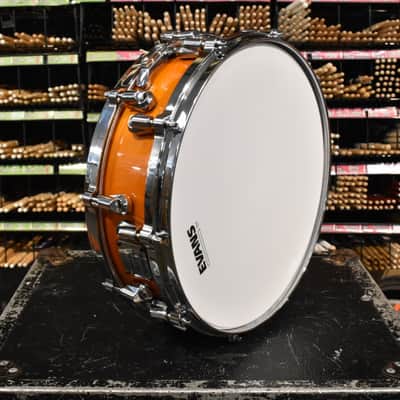 Yamaha Made in Japan 14 x 4 Maple Custom Absolute Piccolo Snare Drum in Honey Amber Lacquer image 9