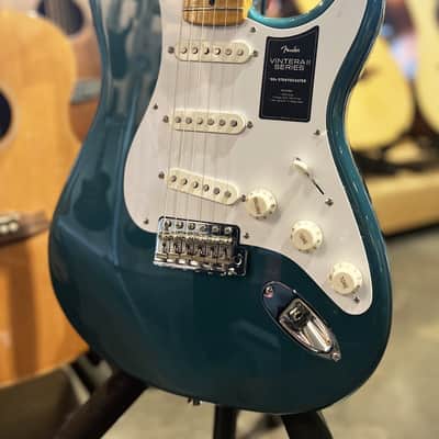 Fender Vintera II '50s Stratocaster with Maple Fretboard - Ocean Turquoise image 4