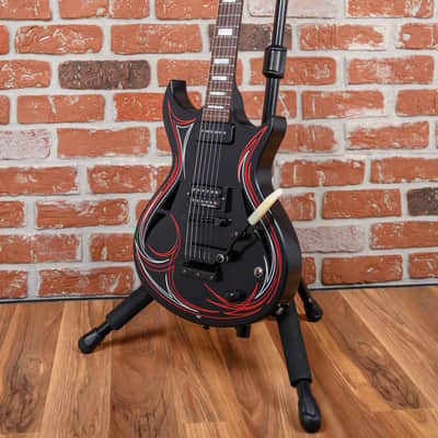 Gibson N-225 Satin Ebony with Pinstripes 2013 w/OHSC image 5