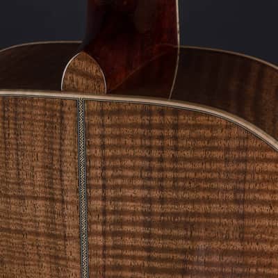 Huss & Dalton CM 12-Fret Custom Sinker Redwood and Flamed Black Walnut With Hide Glue NEW image 23