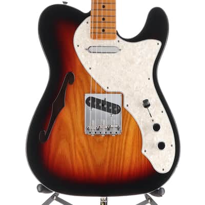 Fender Certified Pre-Owned Vintera II '60s Telecaster Thinline, Maple Fingerboard, 3-Color Sunburst (Q3) (87952) image 1