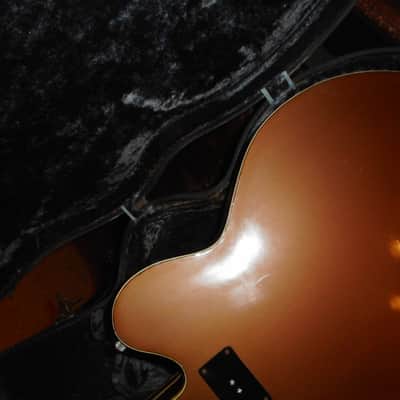 Gretsch 6105 Rally 1967 - 1971 - Bamboo Yellow with Copper Mist Back image 11