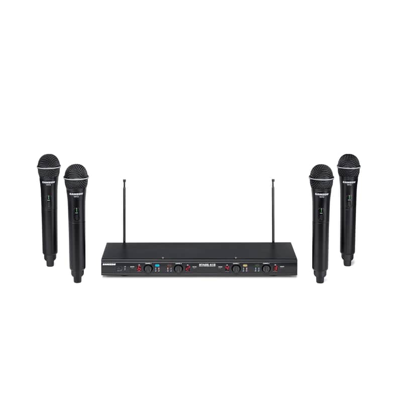 Samson Stage 412 4 Channel Wireless Microphone System image 1