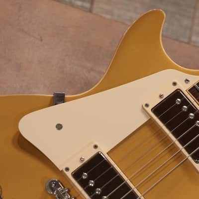 2012 Gibson Les Paul Custom Shop Standard 1957 Reissue Lefty Electric Guitar Gold + COA OHSC image 3